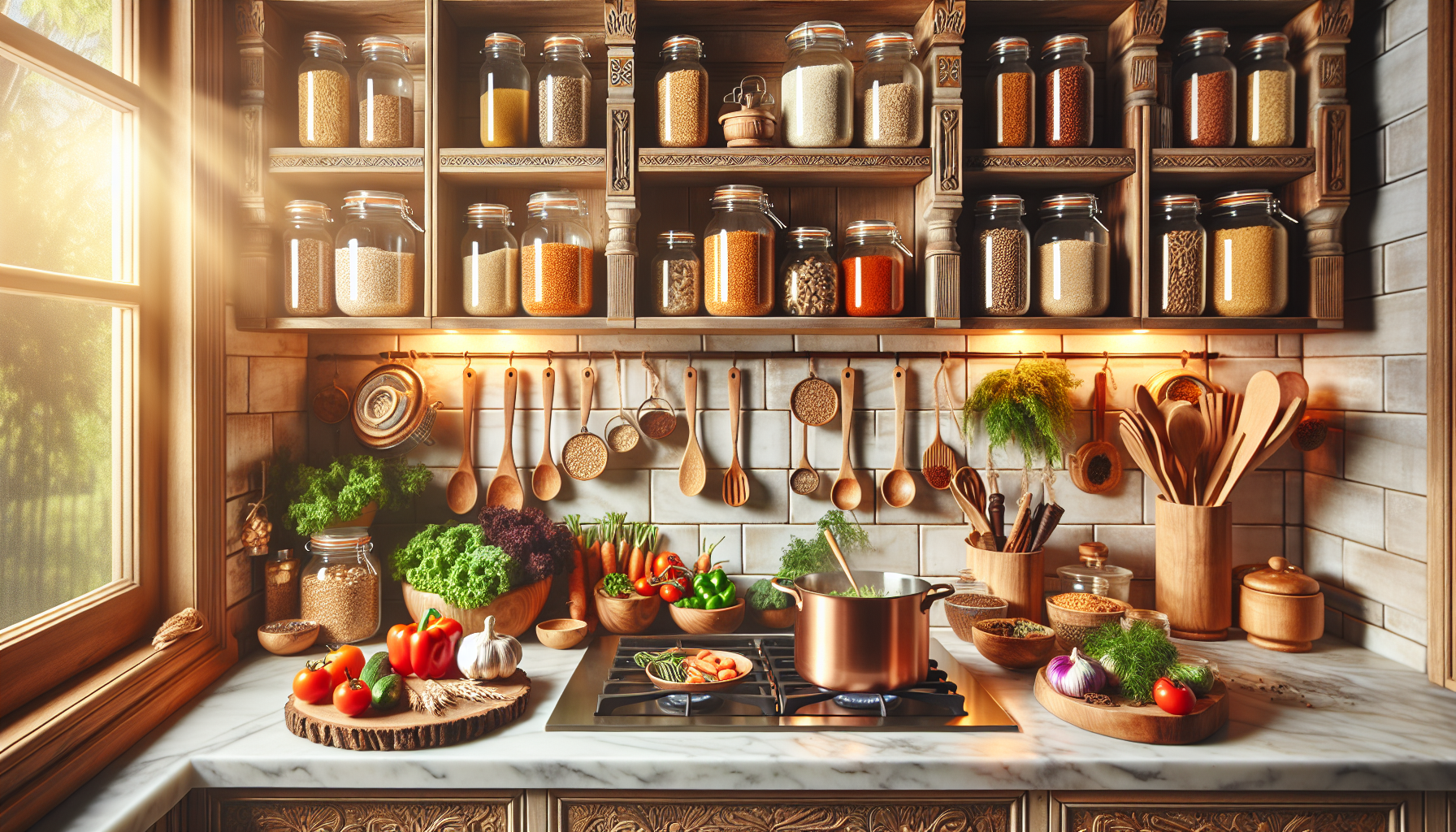 A delicious one-pot pasta dish ready in 30 minutes, garnished with fresh herbs