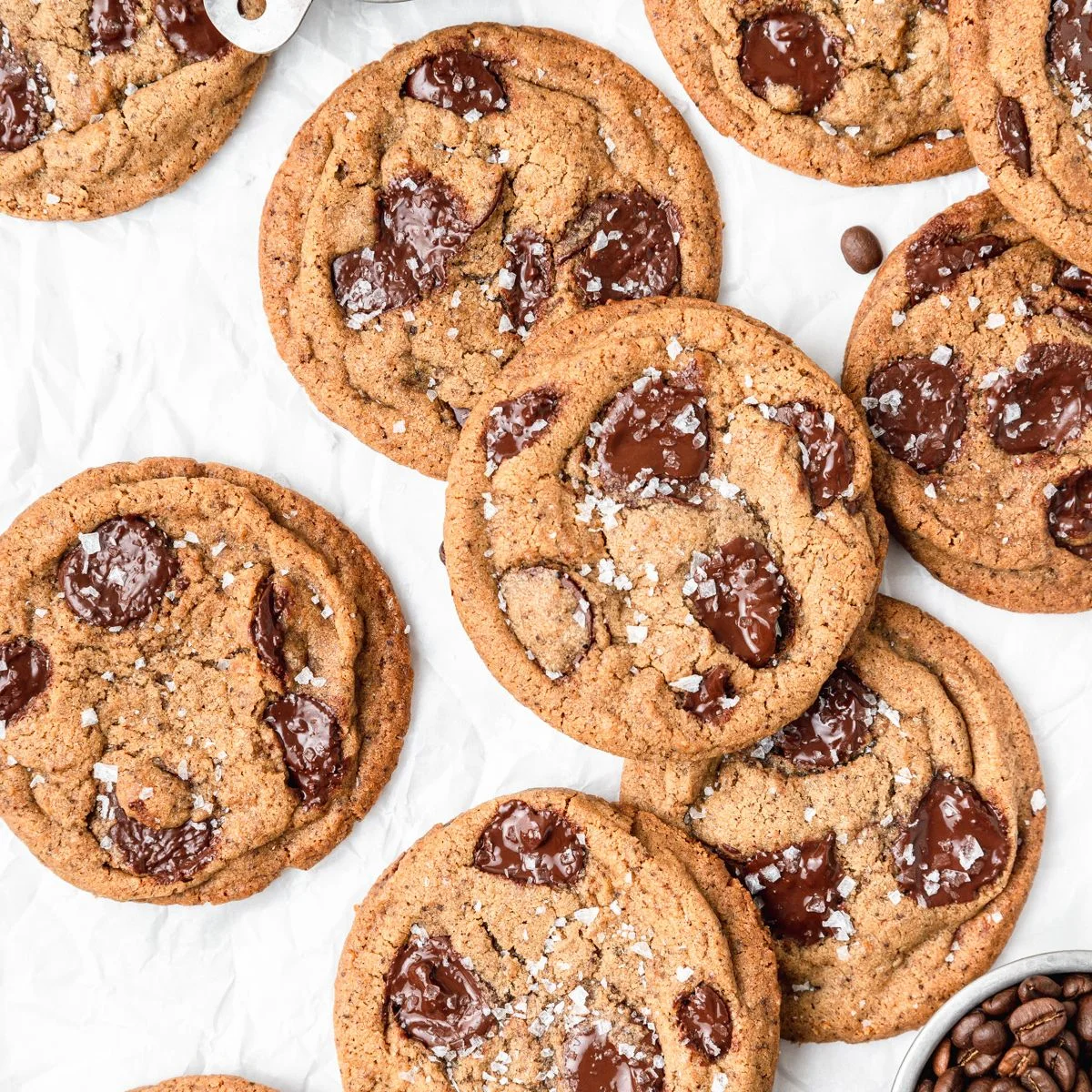 Brown Butter Espresso Chocolate Chip Cookies