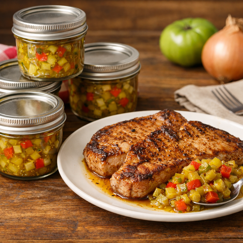Uncle D's Sweet Piccalilli (Green Tomato Relish)